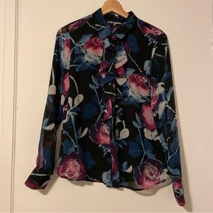 Karl Lagerfeld Floral Blouse